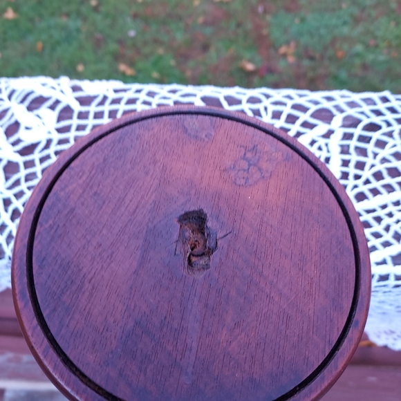 FINAL OLD Wood Candle Sticks - Picture 6 of 12